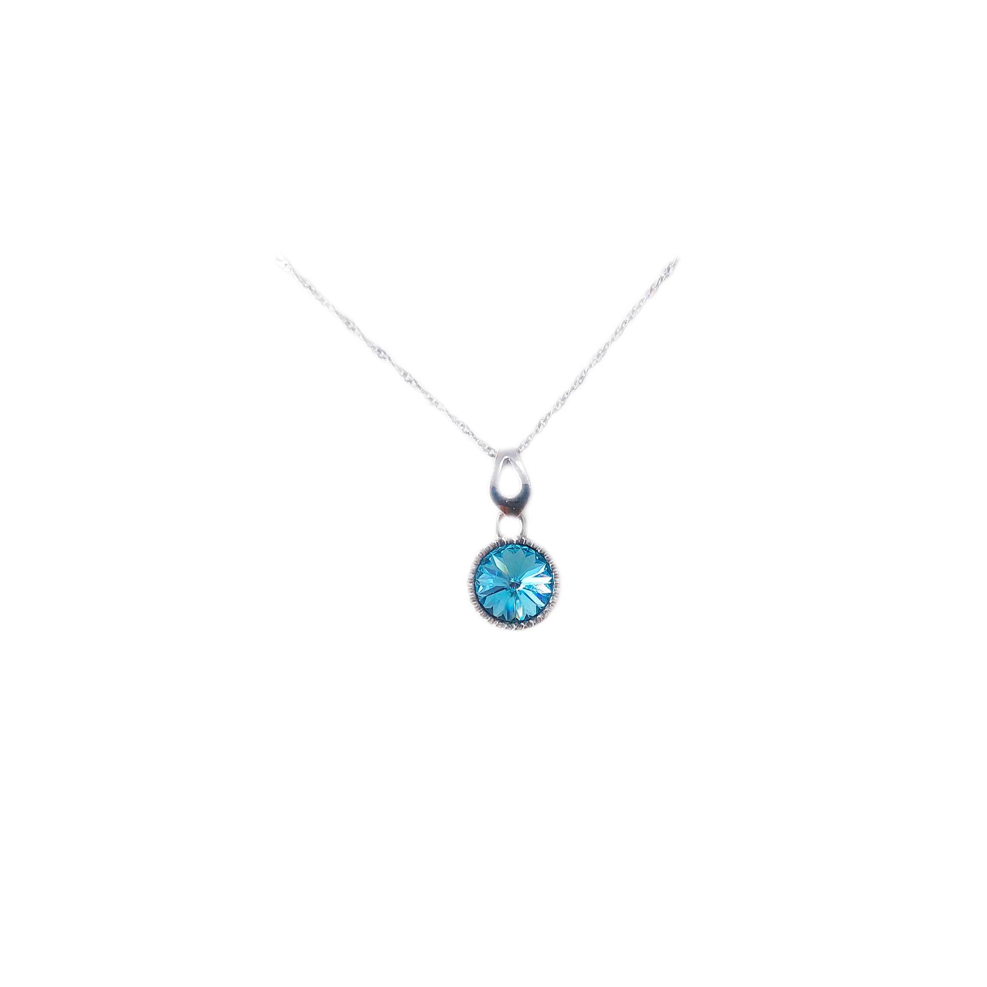colier albastru aqua